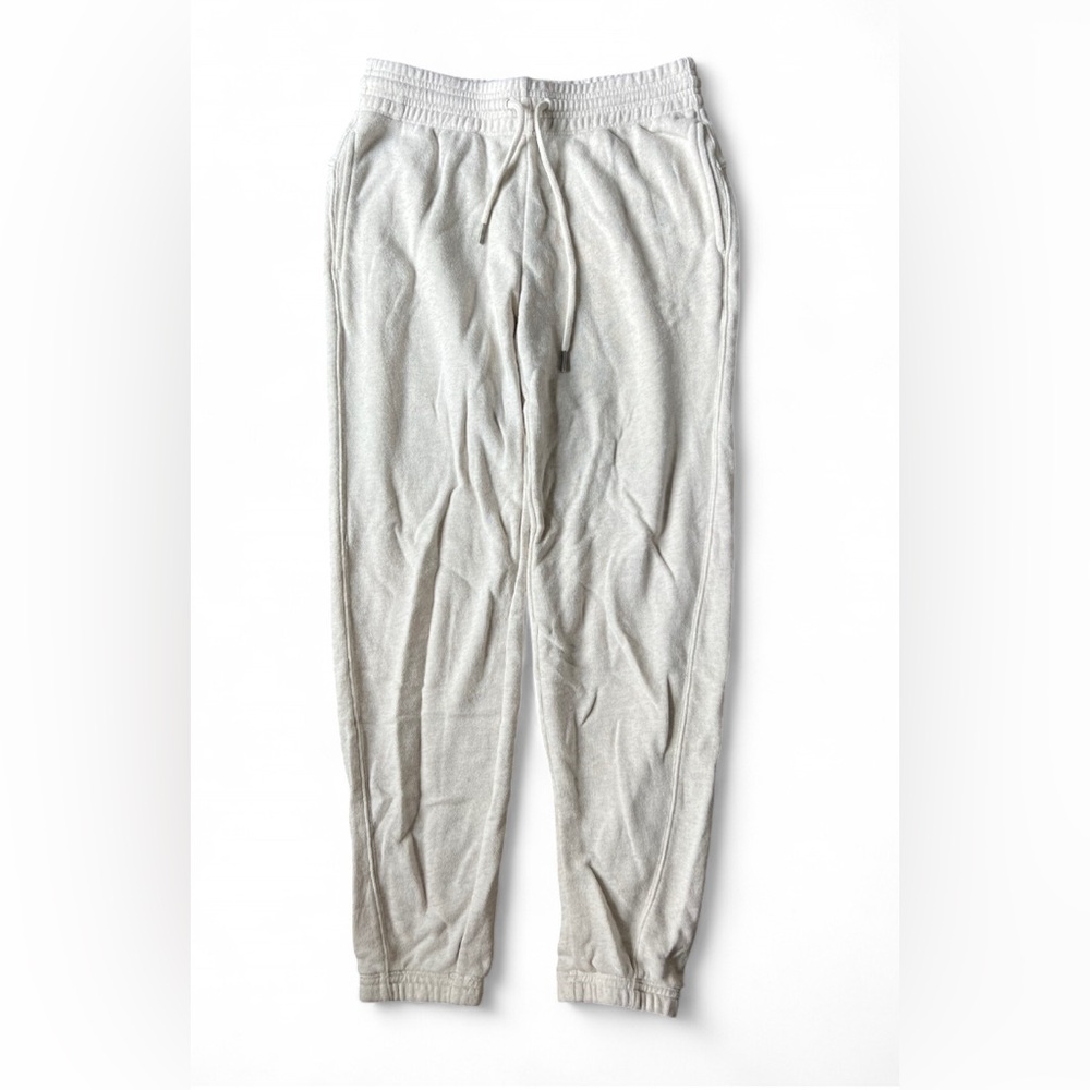 Aerie Gray Sweatpants Relaxed Fit Tapered Leg
